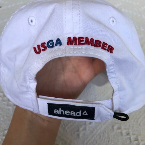 AHEAD Classic Fit Lightweight Hat 79th U.S. Women’s Open Lancaster White OSFM - Picture 3 of 7